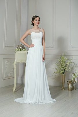 Robe de mariée romantique longue intemporel informel ruché