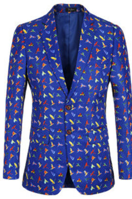 Hommes slim fit conception costumes blazers nouveau blazer de luxe