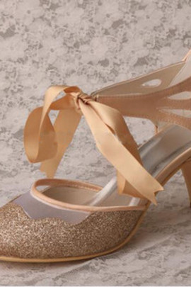 Chaussures de mariage charmante taille réelle du talon 2.36 pouce (6cm) printemps