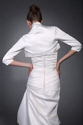 Modeste simple taffetas blanc bolero parfait - photo 2