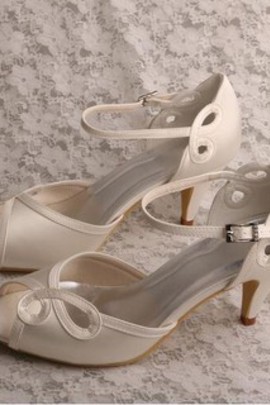 Chaussures de mariage hiver éternel taille réelle du talon 2.56 pouce (6.5cm)