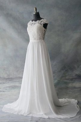 Robe de mariée elégant facile romantique plissage avec chiffon