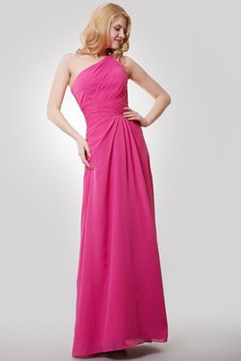 Robe demoiselle d'honneur charmeuse delicat gaine avec chiffon a-ligne