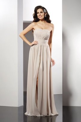 Robe de soirée plissage longue de tour de ceinture en haute avec chiffon gaine