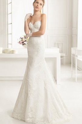 Robe de mariée chic longue de sirène a salle intérieure fermeutre eclair