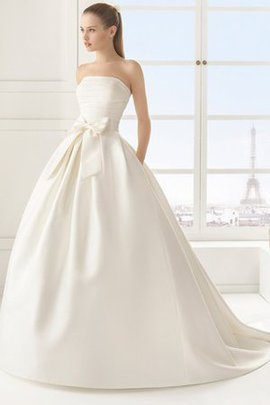 Robe de mariée exceptionnel de bustier a eglise ligne a avec nœud