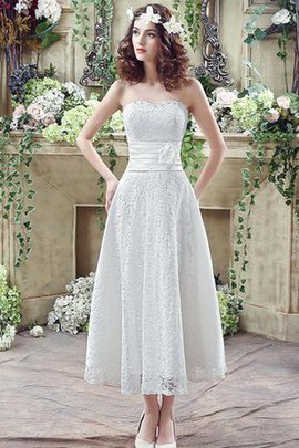 Robe de mariée sexy facile a plage a-ligne manche nulle