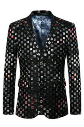 Veste hommes slim fit mariage blazers décontracté