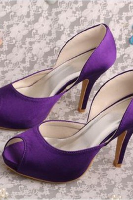 Chaussures pour femme taille réelle du talon 3.94 pouce (10cm) plates-formes talons hauts luxueux