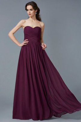 Robe de bal naturel longue jusqu'au sol de princesse ligne a