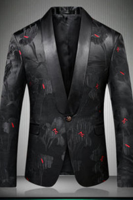 Veste blazers slim fit top qualité marié nouveauté hommes de mariage noir
