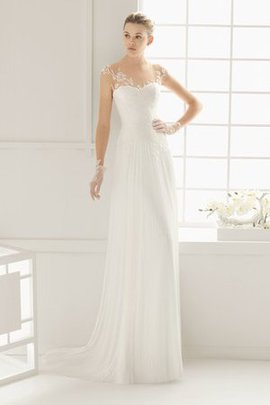 Robe de mariée elegante facile sexy col en forme de cœur bucolique