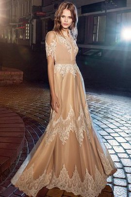 Robe de bal intemporel simple romantique longue jusqu'au sol