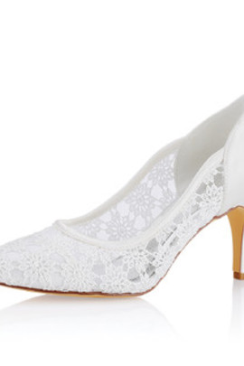 Chaussures de mariage hiver taille réelle du talon 3.15 pouce (8cm) talons hauts élégant