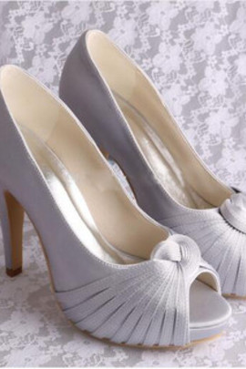 Chaussures de mariage talons hauts plates-formes taille réelle du talon 3.94 pouce (10cm) élégant