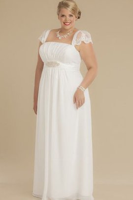 Robe de mariée plissage simple ruché avec manche épeules enveloppants collant