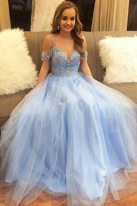 Robe de bal avec sans manches belle a-ligne de princesse avec perle