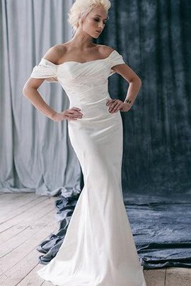 Robe de mariée distinguee chic de sirène sans dos epaule nue