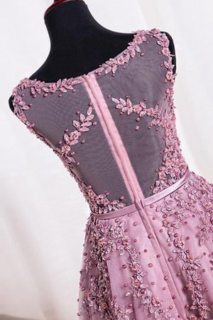 Robe fête de la rentrée facile distinguee ceinture avec zip decoration en fleur - photo 2