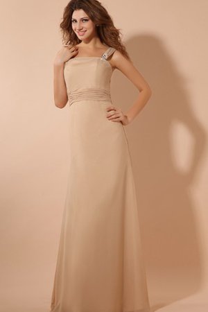 Robe de soirée luxueux longueur au niveau de sol ruché avec chiffon - photo 2