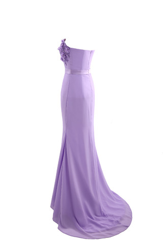 Robe demoiselle d'honneur sobre de grossesse de princesse ligne a de bustier - photo 8