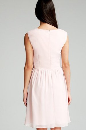 Robe de graduation chic silhouette asymétrique ceinture avec chiffon - photo 2