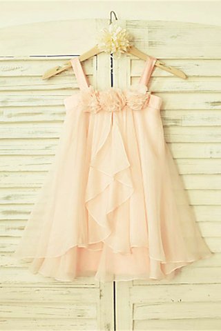 Robe de cortège enfant de princesse de lotus avec sans manches en chiffon ligne a - photo 2