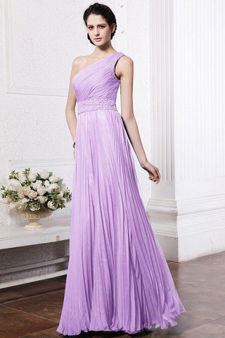 Robe demoiselle d'honneur longue avec chiffon au drapée fermeutre eclair avec perle - photo 18