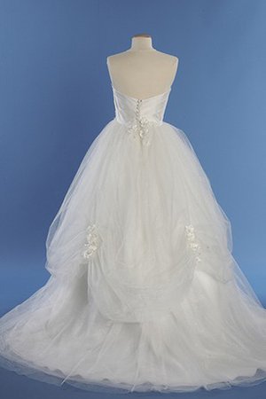 Robe de mariée longue en salle col en forme de cœur en tout plein air cordon - photo 2