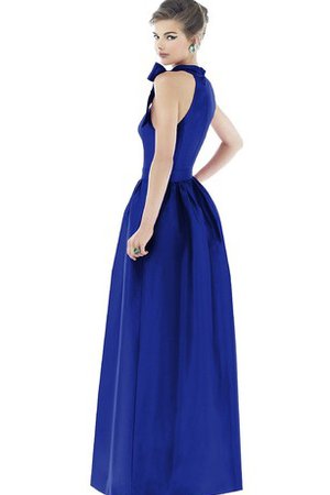 Robe demoiselle d'honneur longue avec sans manches elevé fermeutre eclair ligne a - photo 2