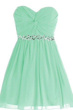 Robe de bal brillant en chiffon avec sans manches cordon ligne a - photo 1