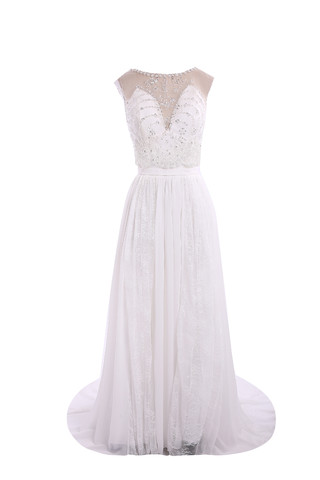 Robe de mariée pailleté romantique majestueux en salle a plage - photo 1