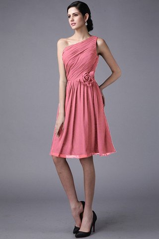 Robe demoiselle d'honneur plissé naturel au drapée avec chiffon avec sans manches - photo 27