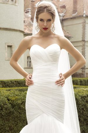 Robe de mariée facile sexy distinguee de traîne courte col en forme de cœur - photo 2