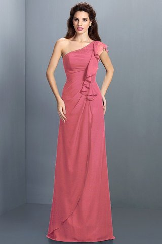 Robe demoiselle d'honneur plissage longue au drapée fermeutre eclair avec chiffon - photo 28