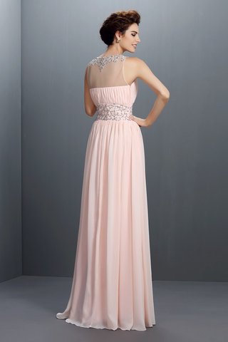 Robe de bal longue de princesse longueur au niveau de sol ligne a en chiffon - photo 2