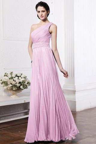 Robe demoiselle d'honneur longue avec chiffon au drapée fermeutre eclair avec perle - photo 21