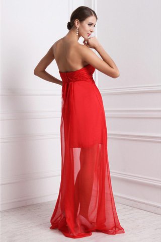 Robe demoiselle d'honneur longue avec sans manches de princesse ligne a avec chiffon - photo 30