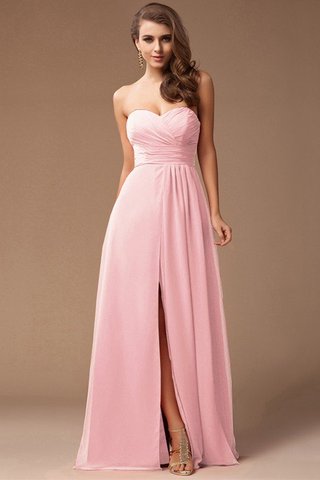 Robe demoiselle d'honneur longue gaine avec chiffon de lotus fermeutre eclair - photo 22