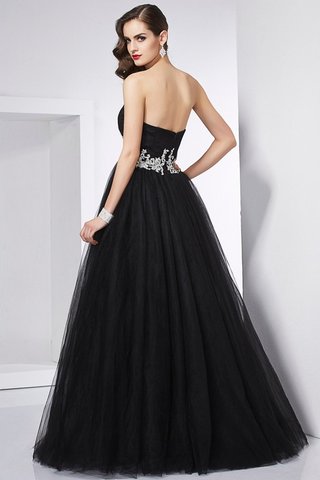 Robe de quinceanera longue manche nulle avec zip de mode de bal longueur au niveau de sol - photo 2
