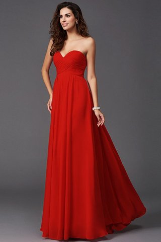 Robe demoiselle d'honneur longue jusqu'au sol de princesse ligne a fermeutre eclair - photo 23