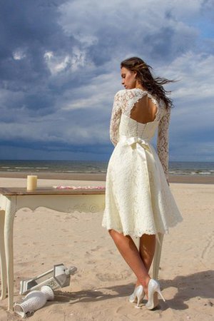 Robe de mariée luxueux facile chic nature en dentelle - photo 2