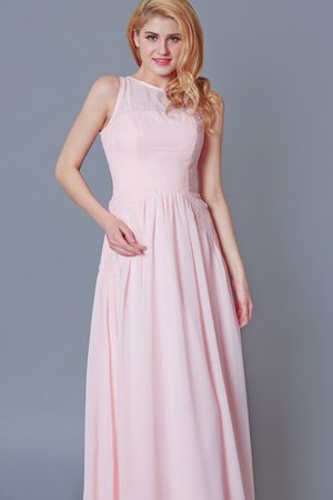 Robe demoiselle d'honneur romantique avec chiffon ligne a fermeutre eclair noeud - photo 2