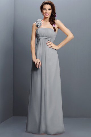 Robe demoiselle d'honneur longue ligne a avec zip de tour de ceinture empire jusqu'au sol - photo 25