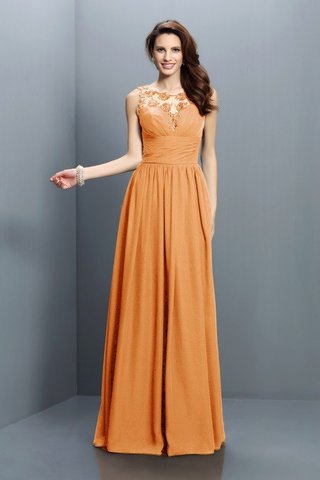 Robe demoiselle d'honneur plissage longue avec zip avec chiffon jusqu'au sol - photo 20