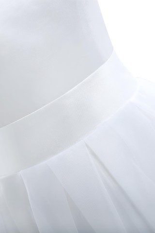 Robe de mariée simple solennel a-ligne de longueur à genou en arc-en-ciel - photo 3