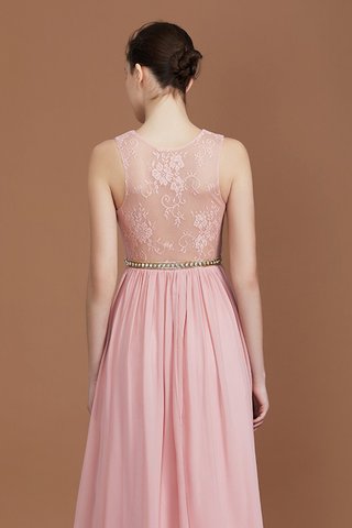 Robe demoiselle d'honneur avec chiffon de princesse manche nulle énergique ruché - photo 8