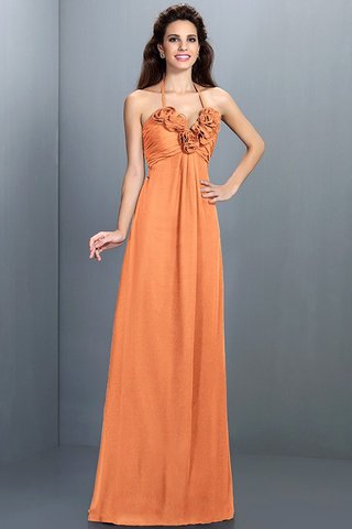 Robe demoiselle d'honneur naturel ligne a dénudé manche nulle fermeutre eclair - photo 20