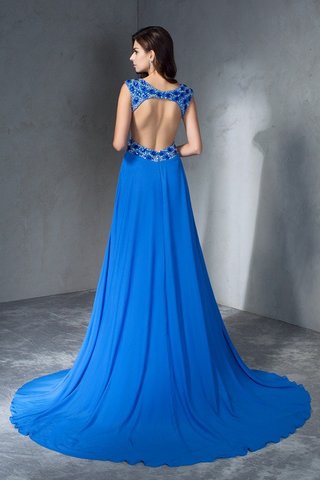 Robe de bal longue de tour de ceinture en haute de traîne courte de princesse a-ligne - photo 2