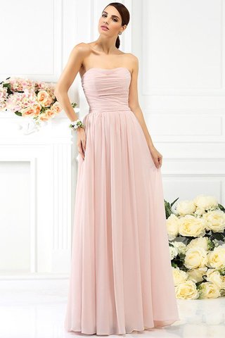 Robe demoiselle d'honneur plissage avec fronce en chiffon de bustier ligne a - photo 21